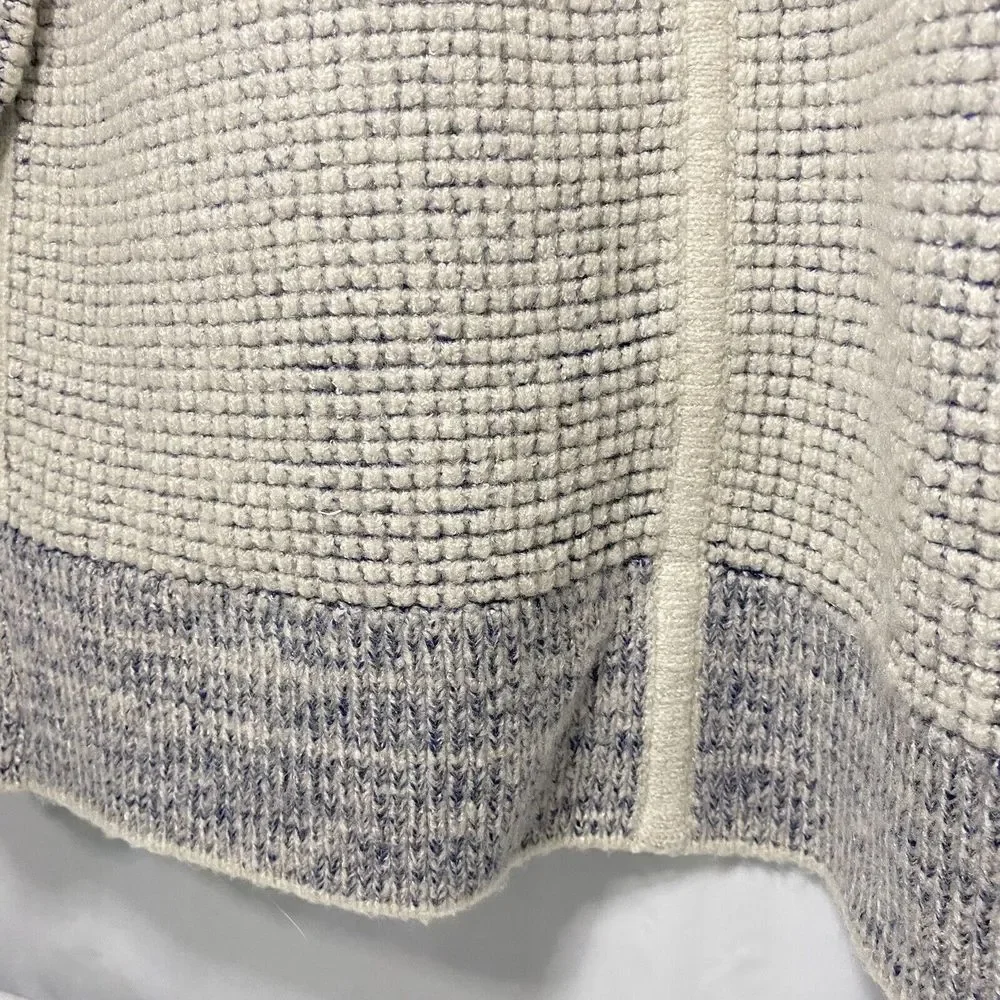 Soft Surroundings Womens Caressa Cardigan Sweater Open Front Gray Blue Size M - Picture 5 of 7